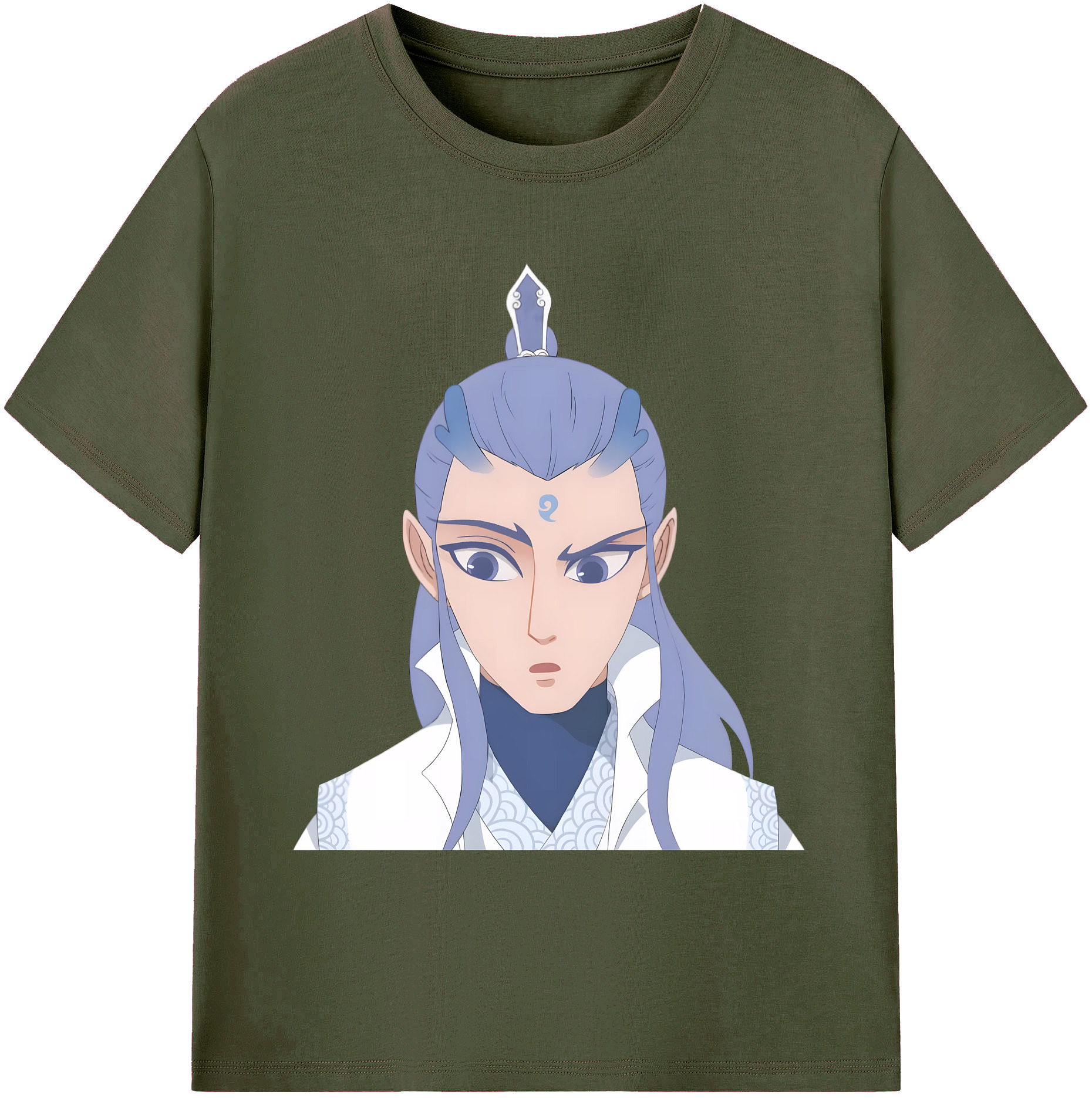 （画像用） Ne Zha 2 ナタ 魔童の大暴れ 綿100％ メンズ半袖Tシャツ｜肌触りやわらか＆通気性